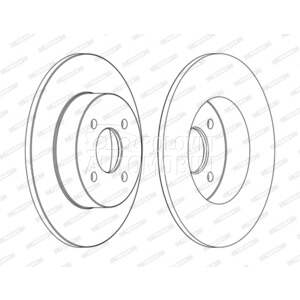 FERODO DDF1367C-FER DISK ZADNJ