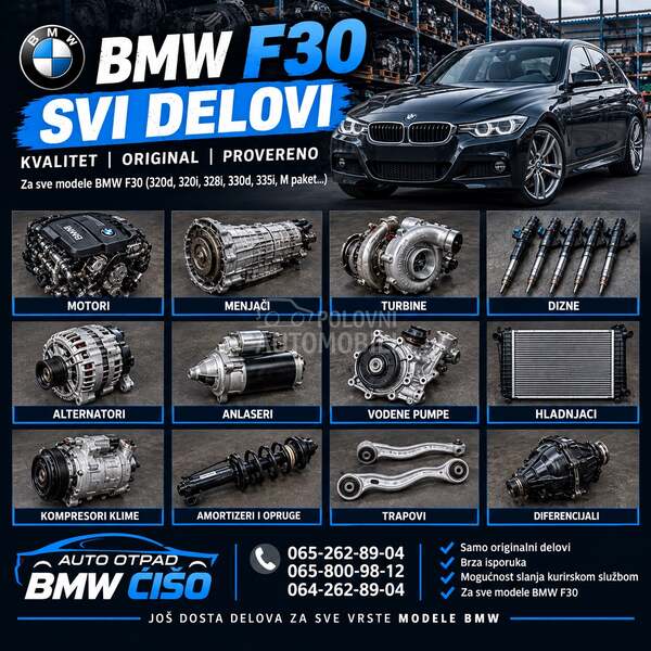 Kugla trapa za BMW Serija 3 od 2011. do 2019. god.