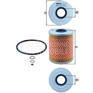 KNECHT OX187D FILTER ULJA - BM