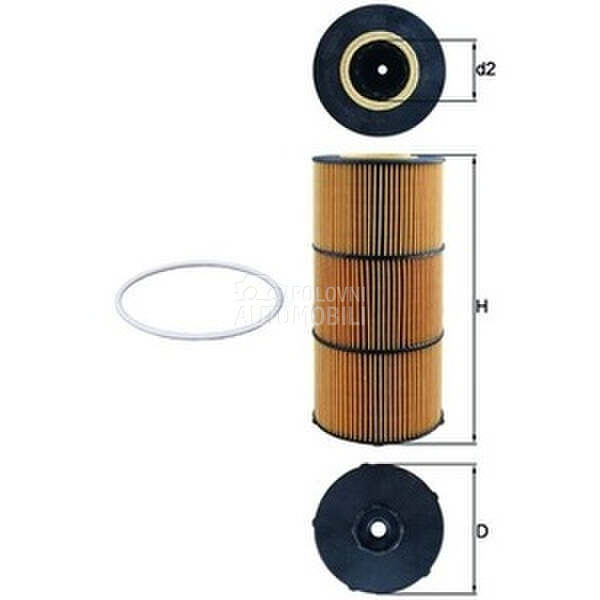 MAHLE OX832D FILTER ULJA - ACT