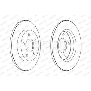 FERODO DDF1420C-FER DISK ZADNJ