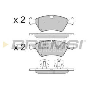 BREMSI BP3279-BMS PLOCICE PRED