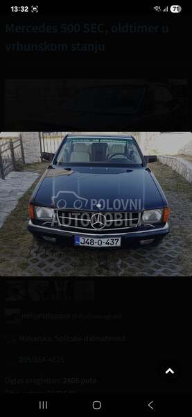 Delovi za  W126 SEC za Mercedes Benz SLC 300 od 1981. do 1991. god.