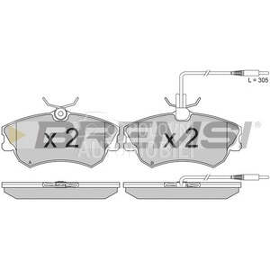 BREMSI BP2801-BMS PLOCICE PRED