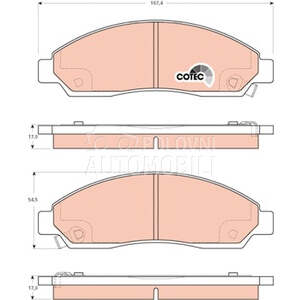 TRW GDB3466 PLOCICE PREDNJE -
