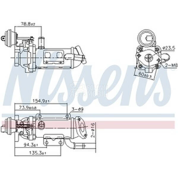 NISSENS NS989289 HLADNJAK EGR