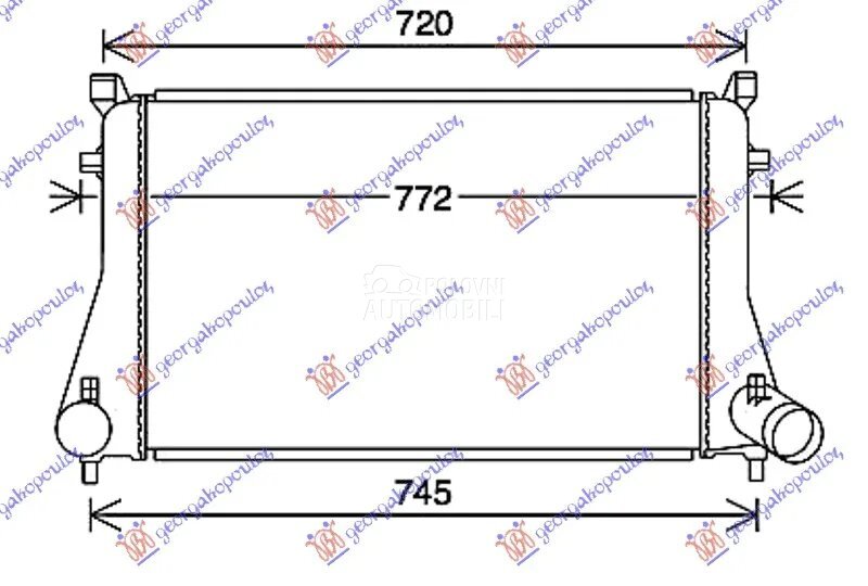 Interkuler za Audi A3 od 2016. do 2020. god. - 5Q0145803AA
