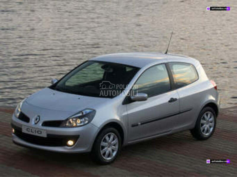 Hauba, krilo, vezni lim za Renault Clio