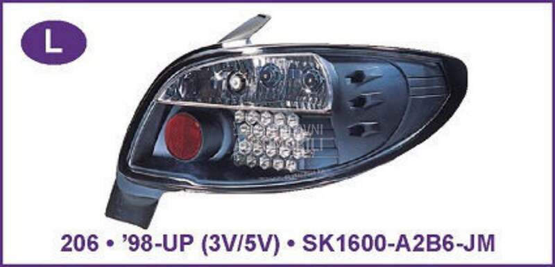 LED stop za Peugeot 206