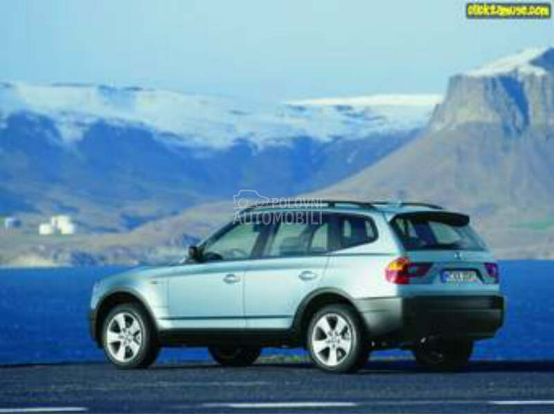 Hauba, krilo, vezni lim za BMW X3