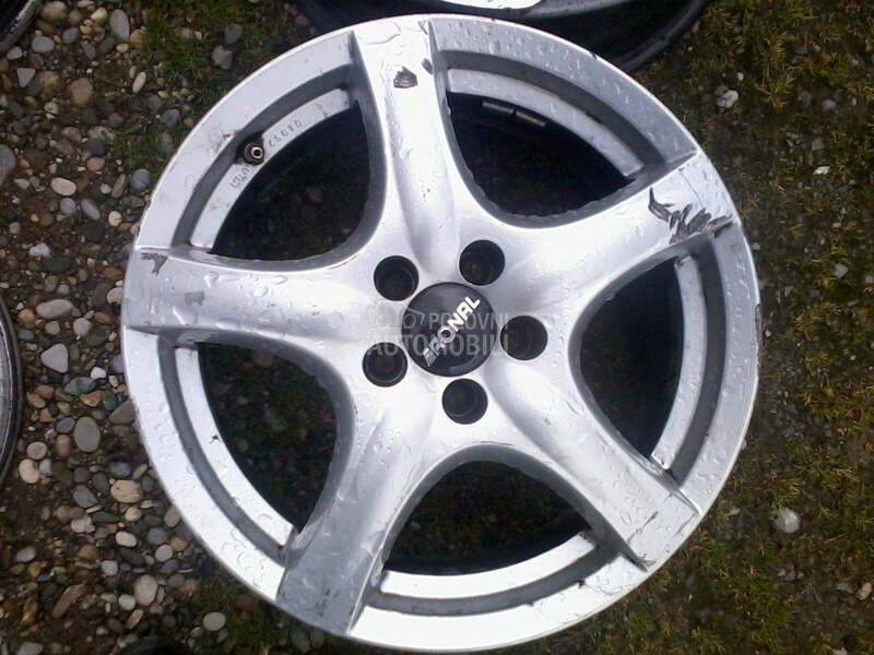 Aluminijumske felne ronal 16" 5 x 100