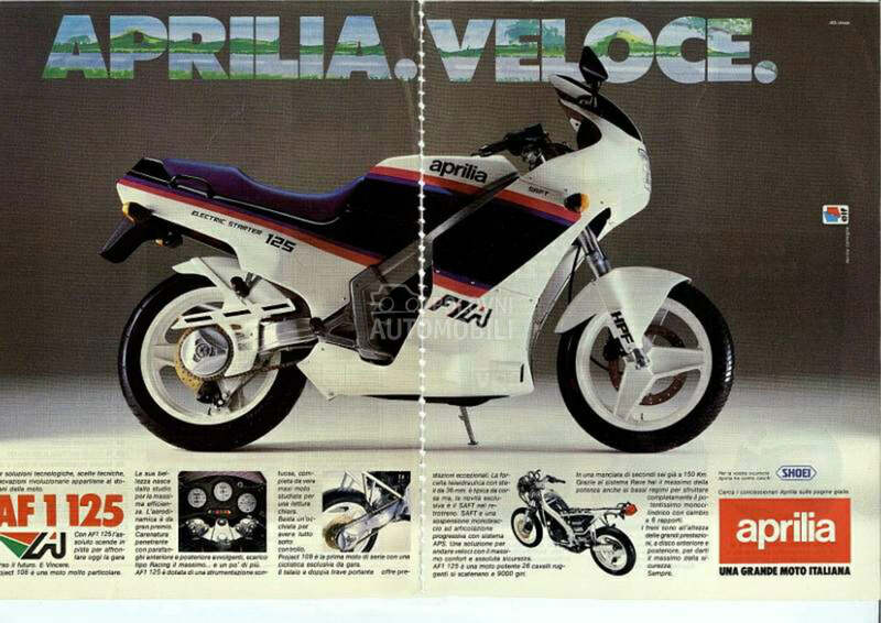 APRILIA 125 AF1, 1987GOD.