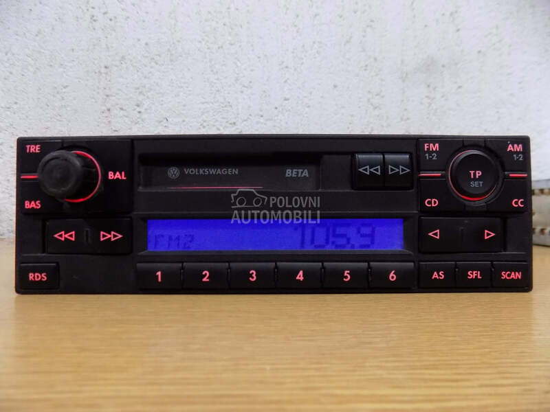 RADIO KASETA za Volkswagen Polo, Golf 4, Passat B5