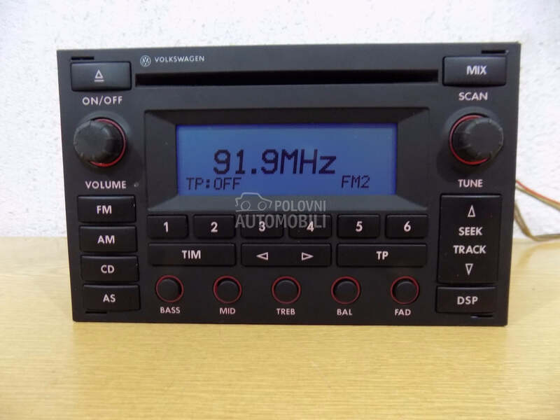 Radio za Volkswagen Bora, Fox, Golf 4 ...