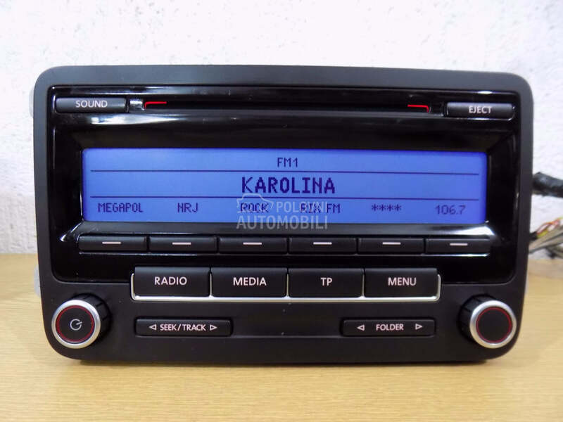 RCD 310 CD MP3 radio za Volkswagen EOS, Caddy, Jetta ...