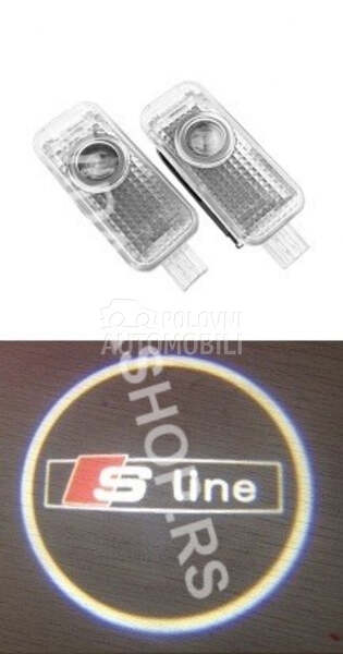 S-LINE 3D LED LOGO VRATA za Audi A1, A3, A4 ...