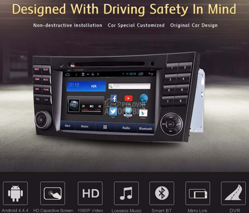 Multimedija, android za Mercedes Benz CLS 280, CLS 320, CLS 350 ...