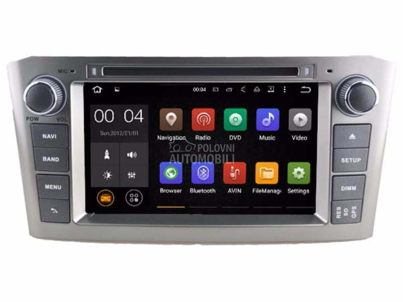 Multimedija, android za Toyota Avensis, Avensis Verso